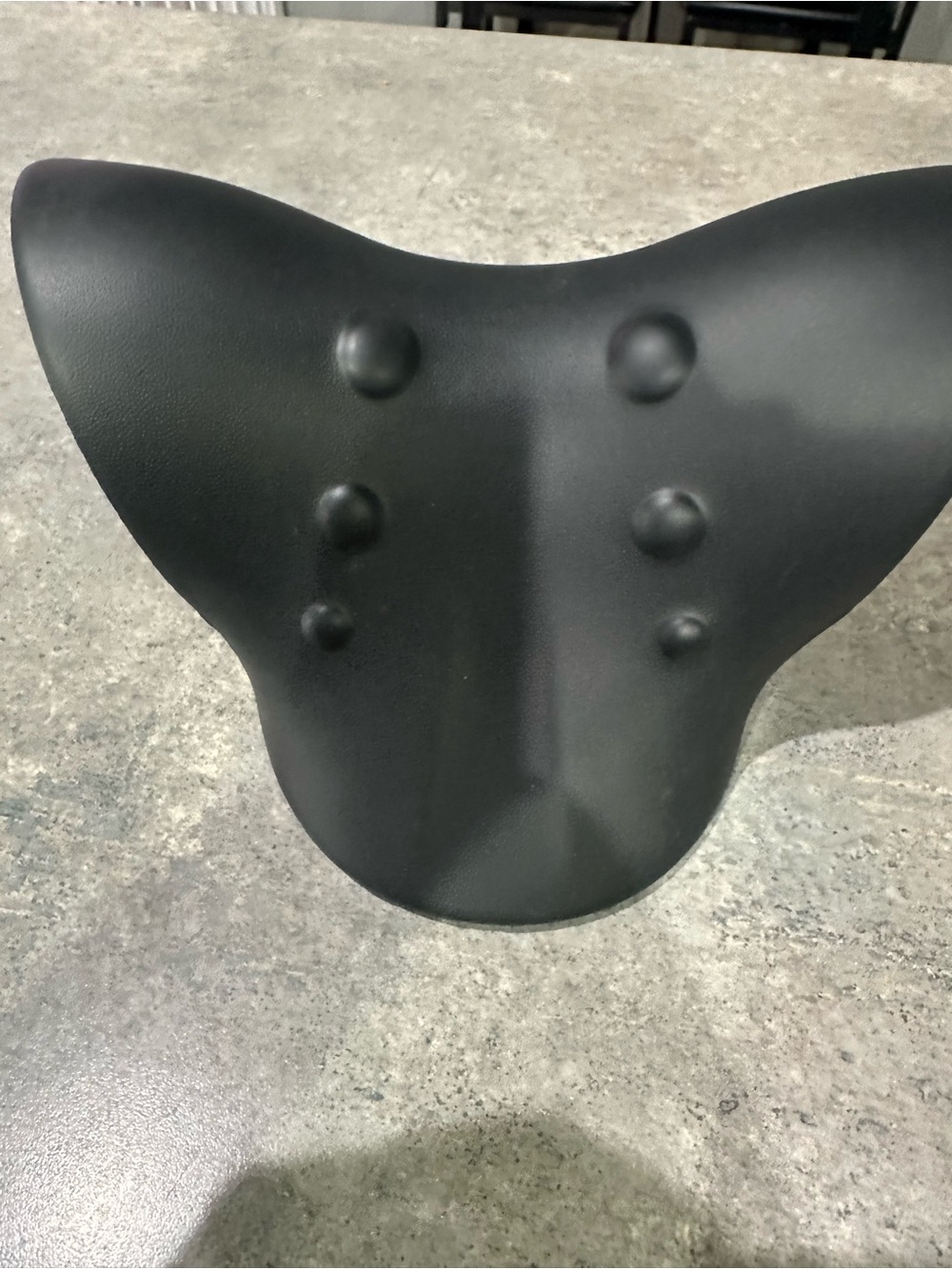 Black Ergonomic Back Support Pillow - Home Accents